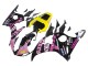 Carenado Moto Yamaha YZF 600 R6 2005 - Negro Rosa Amarillo Repsol 46