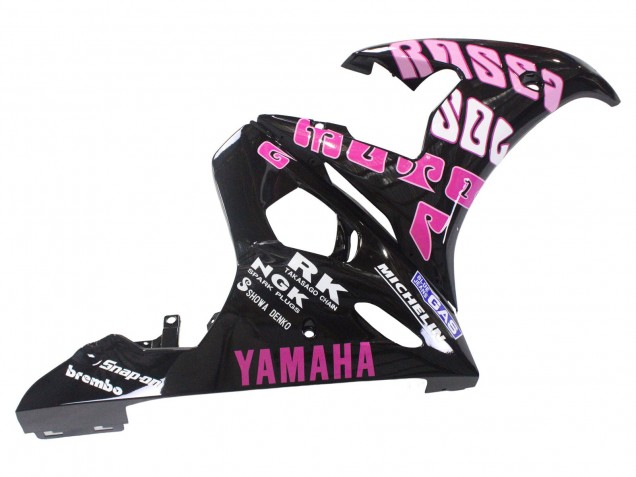 Carenado Moto Yamaha YZF 600 R6 2005 - Negro Rosa Amarillo Repsol 46