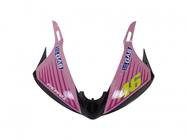Carenado Moto Yamaha YZF 600 R6 2005 - Negro Rosa Amarillo Repsol 46