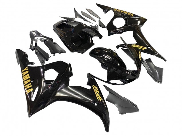 Carenado Moto Yamaha YZF 600 R6 2005 - Negro Oro