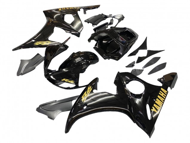 Carenado Moto Yamaha YZF 600 R6 2005 - Negro Oro