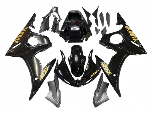 Carenado Moto Yamaha YZF 600 R6 2005 - Negro Oro