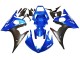 Carenado Moto Yamaha YZF 600 R6 2005 - Azul Negro Mate