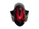 Carenado Moto Yamaha YZF 600 R6 2005 - Negro Rojo Llama