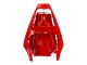 Carenado Moto Yamaha YZF 600 R6 2005 - Rojo Blanco Negro Brillante
