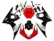 Carenado Moto Yamaha YZF 600 R6 2005 - Rojo Blanco Negro Brillante