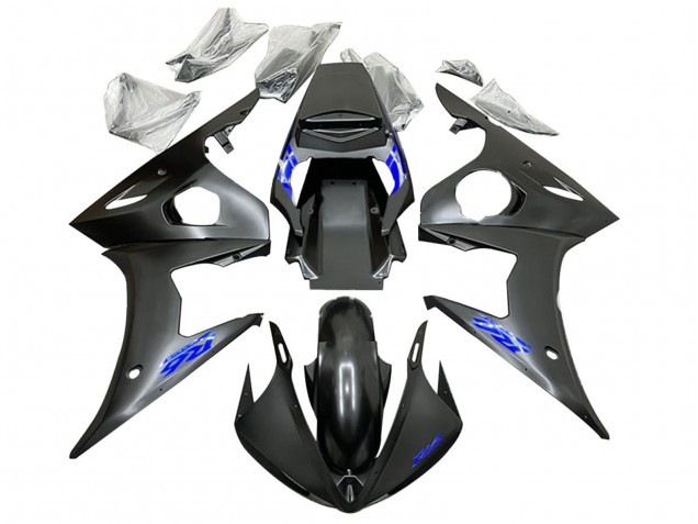 Carenado Moto Yamaha YZF 600 R6 2005 - Negro Azul