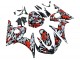 Carenado Moto Yamaha YZF 600 R6 2005 - Negro Rojo Gris Camouflage