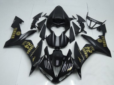 Carenado Moto Yamaha YZF R1 2004-2006 - Negro Mate Oro