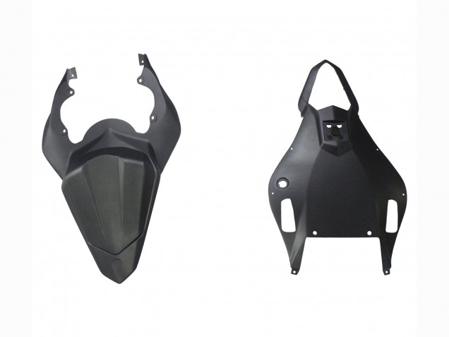 Carenado Moto Yamaha YZF 600 R6 2006-2007 - Negro Mate Plata Llama