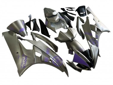 Carenado Moto Yamaha YZF 600 R6 2006-2007 - Gris Púrpura Motul