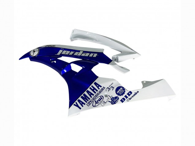 Carenado Moto Yamaha YZF 600 R6 2006-2007 - Blanco Azul Jordan