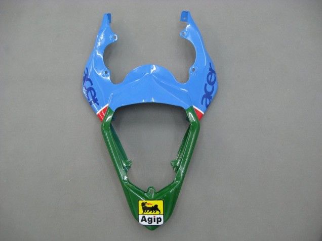 Carenado Moto Yamaha YZF 600 R6 2006-2007 - Azul Verde Blanco Rojo Dunlop Michelin Motul