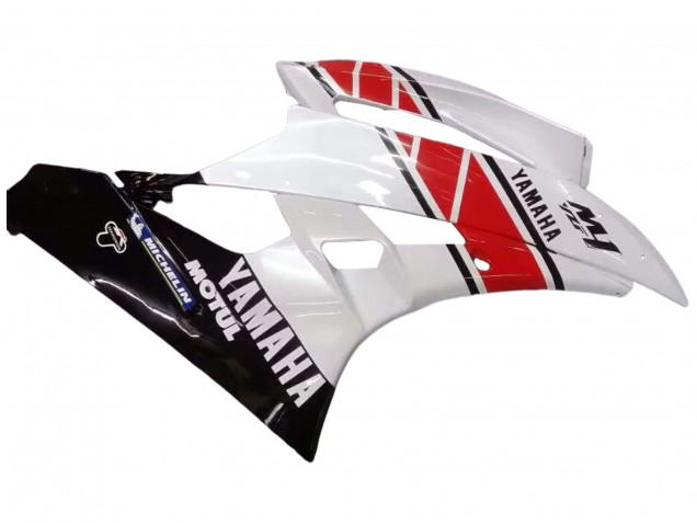 Carenado Moto Yamaha YZF 600 R6 2006-2007 - Blanco Rojo Negro Motul