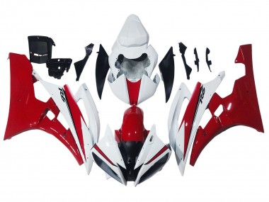 Carenado Moto Yamaha YZF 600 R6 2006-2007 - Blanco Rojo