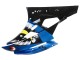 Carenado Moto Yamaha YZF 600 R6 2006-2007 - Azul Neon Verde Negro Tiburón