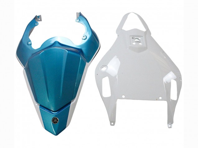 Carenado Moto Yamaha YZF 600 R6 2006-2007 - Blanco Azul Negro Semakin Didepan ENEOS