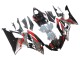Carenado Moto Yamaha YZF 600 R6 2008-2016 - Plata Negro Rojo Tiburón 4