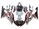 Carenado Moto Yamaha YZF 600 R6 2008-2016 - Plata Negro Rojo Tiburón 4