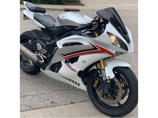 Carenado Moto Yamaha YZF 600 R6 2008-2016 - Blanco Rojo