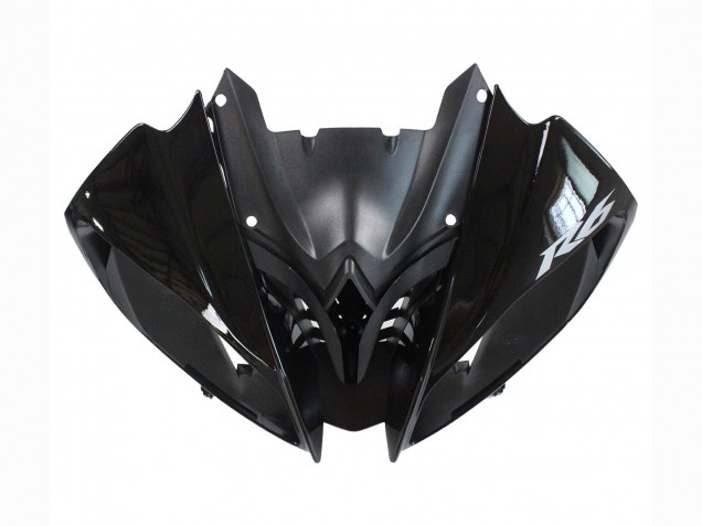 Carenado Moto Yamaha YZF 600 R6 2008-2016 - Negro Brillante Negro Mate