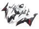 Carenado Moto Yamaha YZF 600 R6 2008-2016 - Blanco Negro Mate Rojo Calcomanías