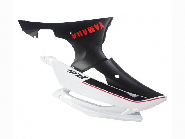 Carenado Moto Yamaha YZF 600 R6 2008-2016 - Blanco Negro Mate Rojo Calcomanías