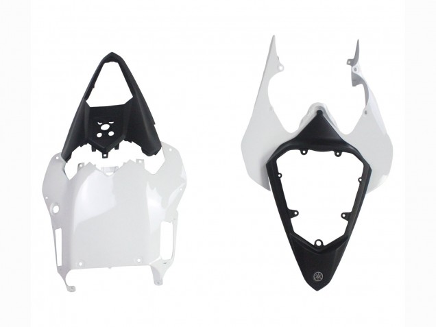 Carenado Moto Yamaha YZF 600 R6 2008-2016 - Blanco Negro Mate Rojo Calcomanías