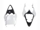 Carenado Moto Yamaha YZF 600 R6 2008-2016 - Blanco Negro Mate Rojo Calcomanías