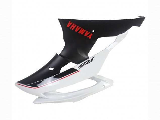 Carenado Moto Yamaha YZF 600 R6 2008-2016 - Blanco Negro Mate Rojo Calcomanías