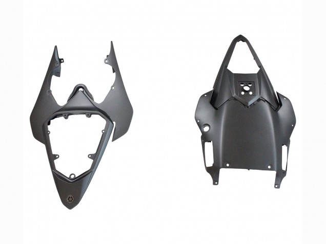Carenado Moto Yamaha YZF 600 R6 2008-2016 - Gris Negro Mate Oro Calcomanías