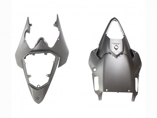Carenado Moto Yamaha YZF 600 R6 2008-2016 - Gris Mate Rojo Calcomanías