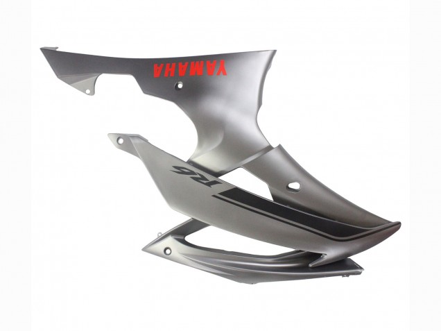 Carenado Moto Yamaha YZF 600 R6 2008-2016 - Gris Mate Rojo Calcomanías