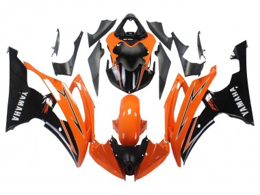 Carenado Moto Yamaha YZF 600 R6 2008-2016 - Naranja Negro