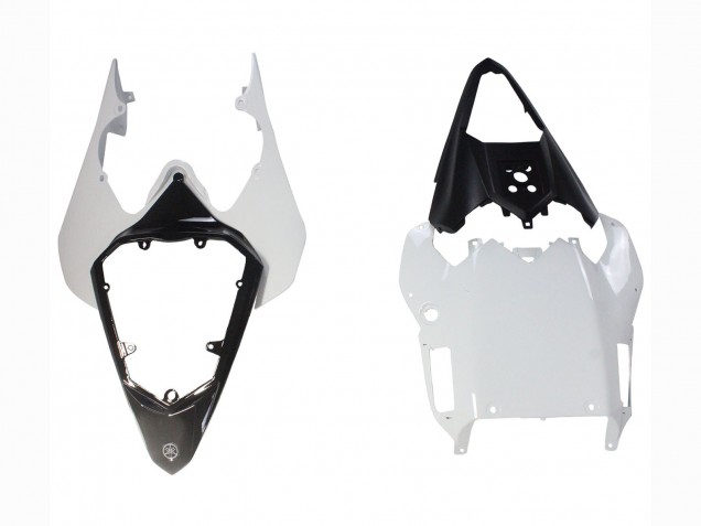 Carenado Moto Yamaha YZF 600 R6 2008-2016 - Blanco Rojo Negro Brillante