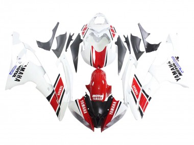 Carenado Moto Yamaha YZF 600 R6 2008-2016 - Blanco Rojo Negro Motul Michelin