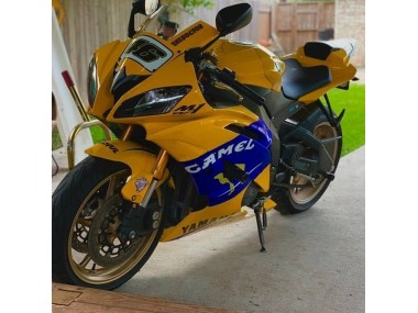 Carenado Moto Yamaha YZF 600 R6 2008-2016 - Amarillo Azul Camello Motul Michelin