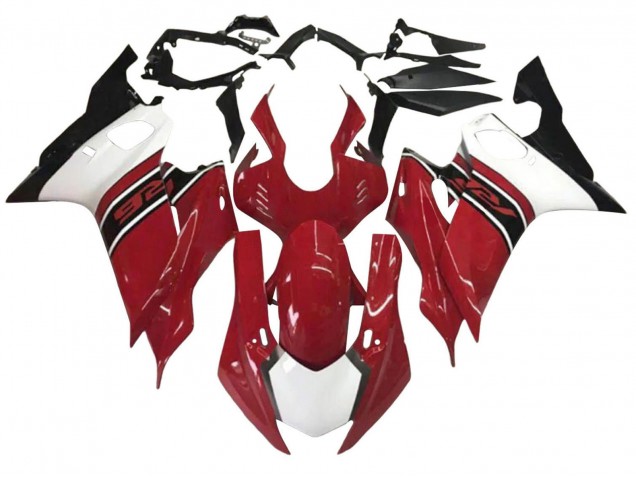 Carenados Moto Yamaha YZF 600 R6 2017-2023 - Blanco Rojo Negro
