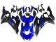 Carenado Moto Yamaha YZF 600 R6 2017-2023 - Azul Negro Mate