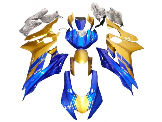 Carenado Moto Yamaha YZF 600 R6 2017-2023 - Oro Azul
