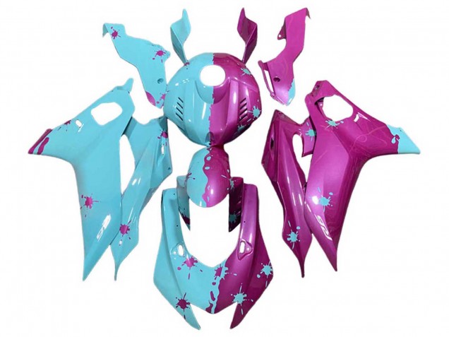 Carenado Moto Yamaha YZF 600 R6 2017-2023 - Azul Rosa