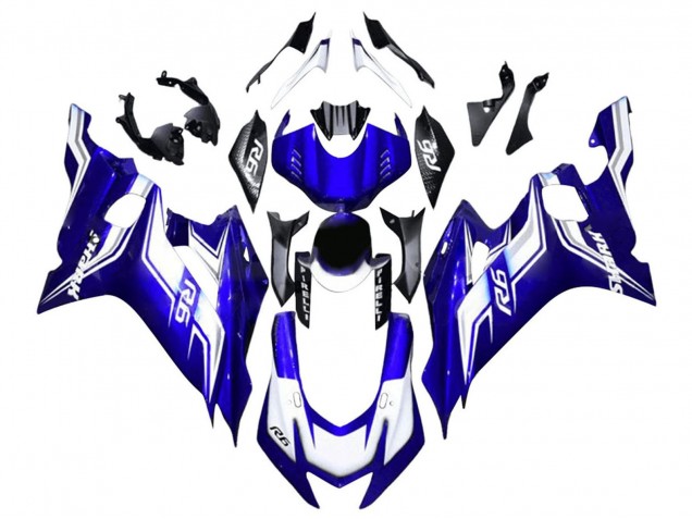 Carenados Moto Yamaha YZF 600 R6 2017-2023 - Blanco Azul