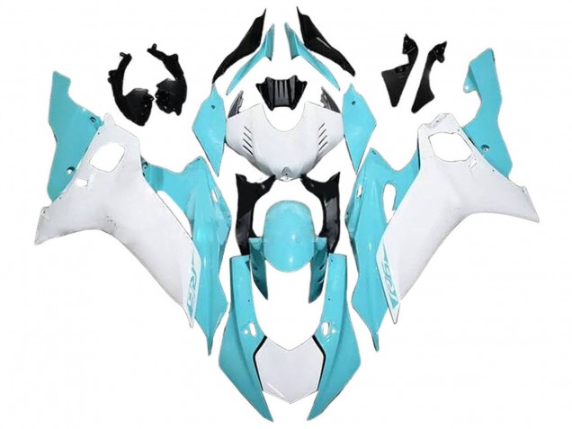 Carenado Moto Yamaha YZF 600 R6 2017-2023 - Blanco Azul Claro