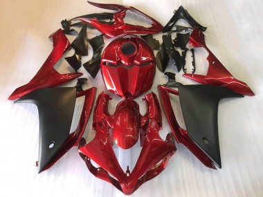Carenado Moto Yamaha YZF R1 2007-2008 - Rojo Negro Mate
