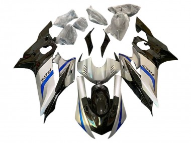 Carenado Moto Yamaha YZF 600 R6 2017-2023 - Plata Azul Negro
