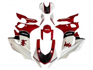 Carenados Moto Yamaha YZF 600 R6 2017-2023 - Blanco Rojo Negro