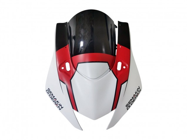 Carenado Moto Yamaha YZF 600 R6 2017-2023 - Blanco Rojo Negro Semakin Didepan
