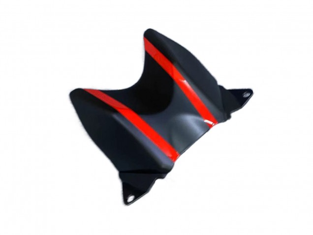 Carenado Moto Honda CBR250RR 2011-2015 - Negro Mate Rojo Raya