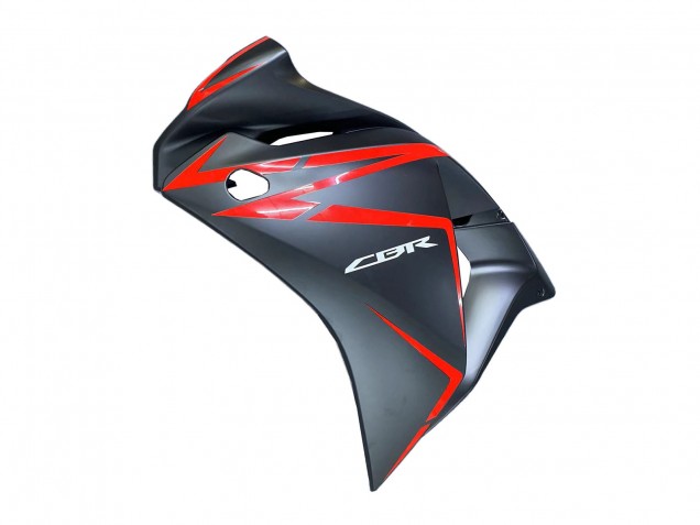 Carenado Moto Honda CBR250RR 2011-2015 - Negro Mate Rojo Raya