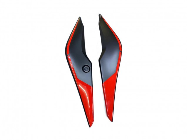 Carenado Moto Honda CBR250RR 2011-2015 - Negro Mate Rojo Raya